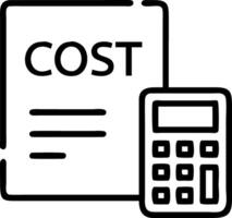 Macro shot of logistics cost calculator and financial laptop Set A2 vector