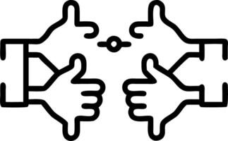 Macro shot of hands using smart hubs for centralized collaboration copy space on left Set A vector
