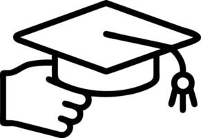 Macro shot of graduates hand adjusting cap with soft abstract background copy space on right Set A vector