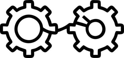 Macro shot of gears interlocking in a machine vector