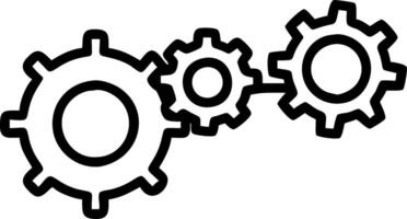 Macro shot of gears interlocking in a machine Set 2 vector