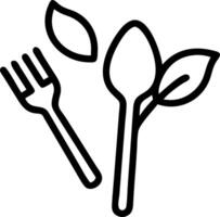 Macro shot of compostable utensils made from plant materials Set 2 vector