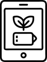Macro shot of eco friendly financial apps on tablet with green interface design Set A2 vector