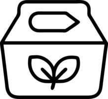 Macro shot of biodegradable food container symbolizing eco friendly packaging choices vector