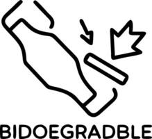 Macro shot of biodegradable plastic breaking down Set 2 vector
