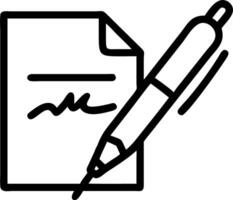 Macro shot of a pen signing a contract with a green energy company Set 2 vector