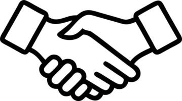 Macro shot of a handshake between two professionals in a modern workspace vector