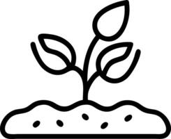 Macro of seeds germinating in moist soil Set A vector