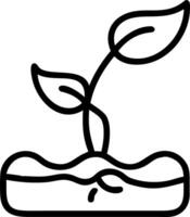 Macro of green bean sprout growing in vertical farm Set A vector