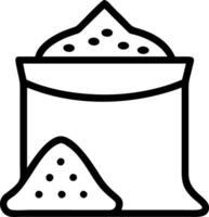 Macro of food grains in storage silo Set A vector