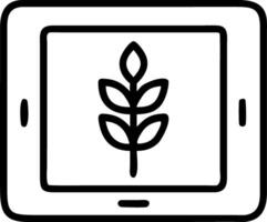 Macro of grains on a digital tablet screen Set A vector