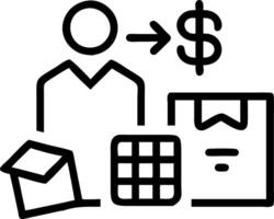 Logistics team using financial tools on plain background Set A vector