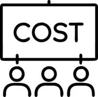 Logistics team brainstorming cost saving ideas Set A vector