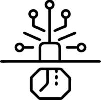 Levitating Circuit Board Set 2 vector