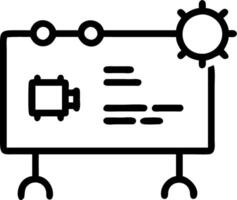 kickoff project and timeline and priorities vector