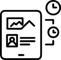 kickoff project and timeline and resources vector