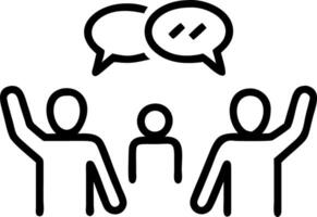 kickoff project and timeline and communication Set A vector