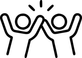 kickoff project and teamwork and alignment vector