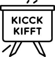 kickoff project and objectives and deliverables Set A2 vector