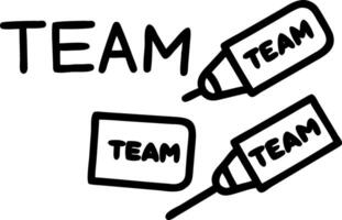 kickoff project and objectives and brainstorming vector