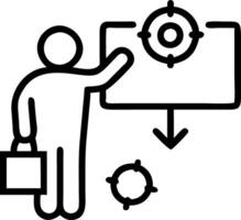 kickoff project and execution and implementation vector