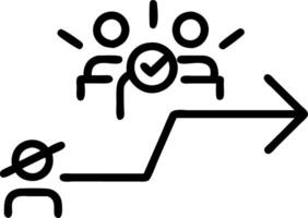 kickoff project and execution and alignment vector