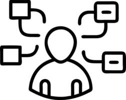 IT specialist integrating customer data systems Set 12 vector