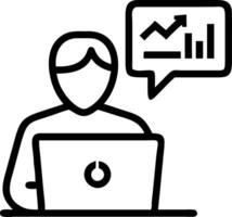 Healthcare financial analyst using spreadsheet on plain background Set A3 vector