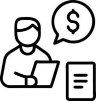 Healthcare financial advisor negotiating with suppliers on plain background Set A5 vector