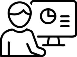 Healthcare data scientist working on patient analytics software Set A vector