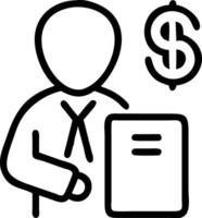 Healthcare financial advisor negotiating with suppliers on plain background Set A6 vector