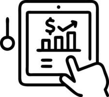 Healthcare cost analyst reviewing financial charts on bokeh background Set A vector