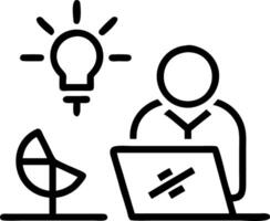 Green technology specialists working on renewable projects with space for text Set A vector