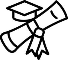 Graduation Scroll and Torch Set A vector
