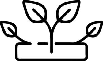 Glossy white background with a line of green plants casting shadows and copy space Set A vector