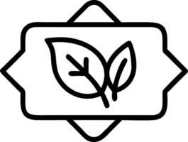 Glossy green background with a close up image of a sustainable product label leaving space for copy vector