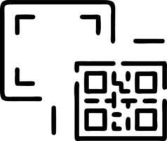 Glossy gray background with QR code in corner for digital payment theme Set A vector