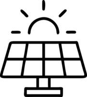 Glossy blue background with solar panel reflections providing ample copy space vector