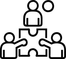 Glossy background with team members placing final puzzle piece copy space on bottom. Set A vector