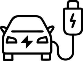 Glossy background with an electric vehicle charging icon in green with space for text Set A vector
