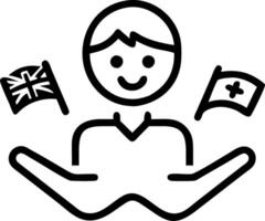 freedom and sovereignty and autonomy vector