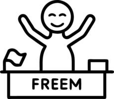 freedom and justice and self determination Set 6 vector