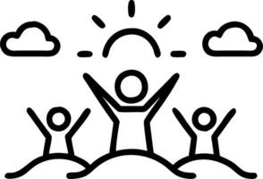 freedom and equality and opportunity Set 5 vector