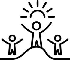 freedom and equality and opportunity Set 4 vector