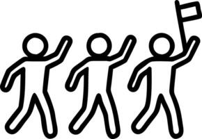freedom and equality and movement Set 4 vector