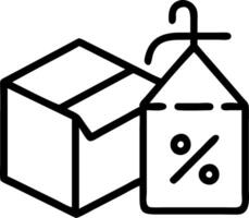 Floating box and price tag Set A vector