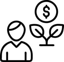 Financial advisor explaining green investments with copy space Set A vector