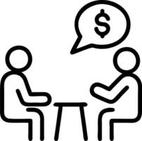 Financial advisor discussing green retirement options with a client in an eco themed office Set A vector