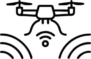 Farmer using drone technology in field Set 3 vector