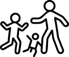 Family playing soccer on bokeh digital art background copy space below vector